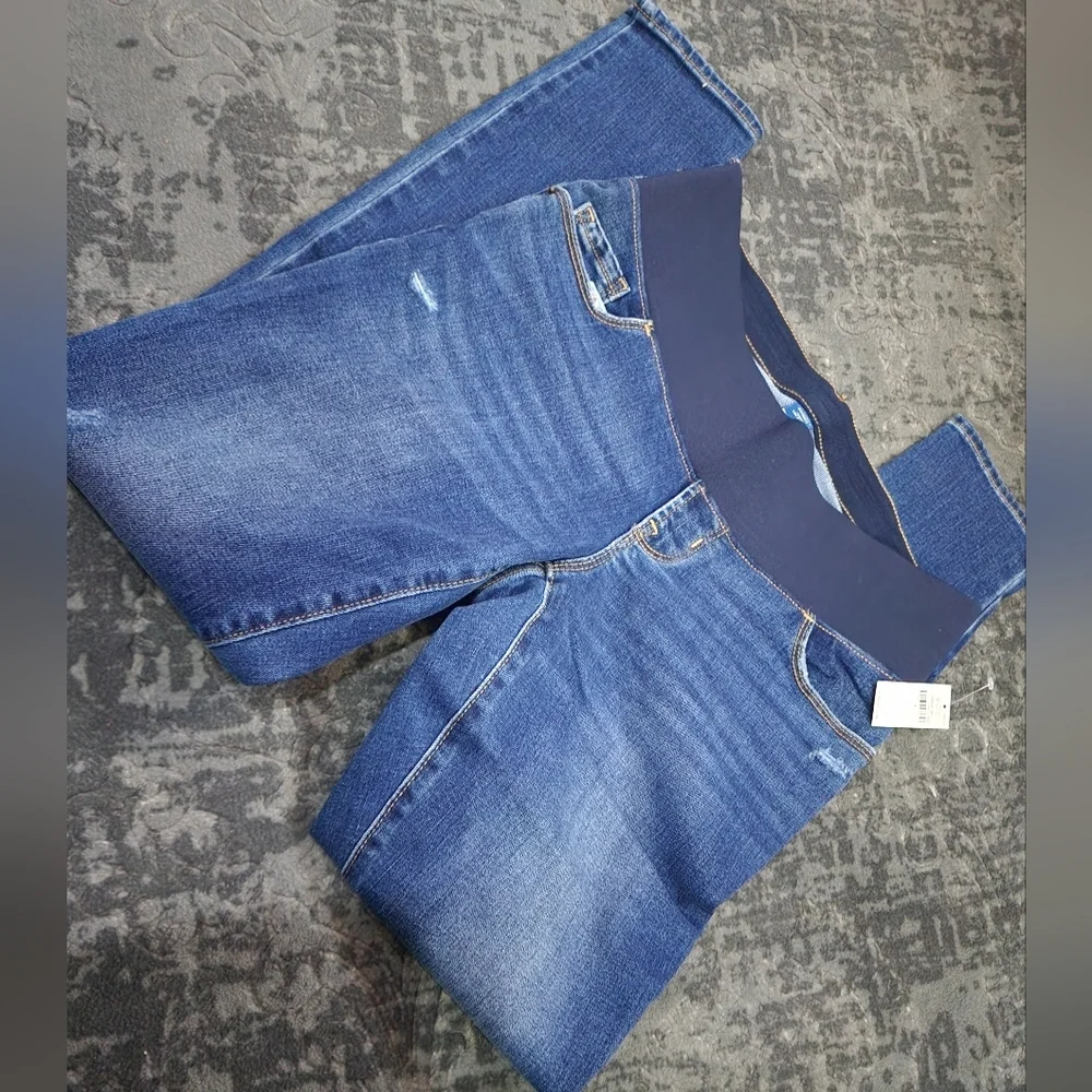 Maternity low-panel pop Icon skinny jeans - Picture 3 of 6